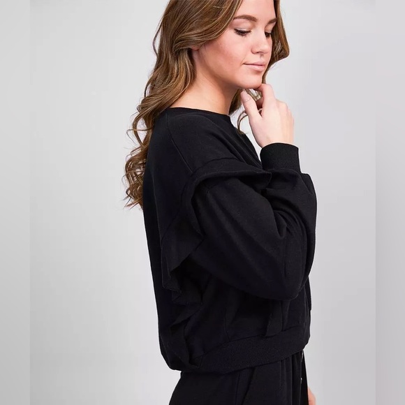 Z Supply ruffle sweatshirt - Picture 3 of 4